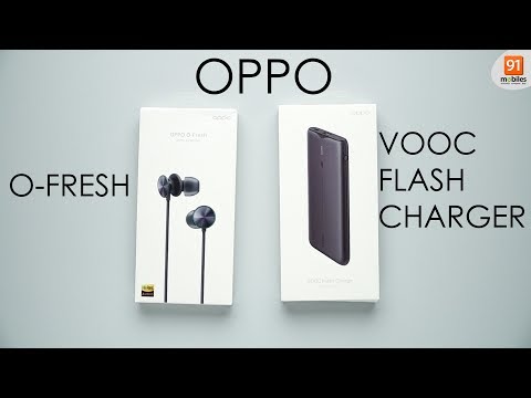OPPO O-Fresh and OPPO VOOC Flash 10000mAh power bank Unboxing and first look